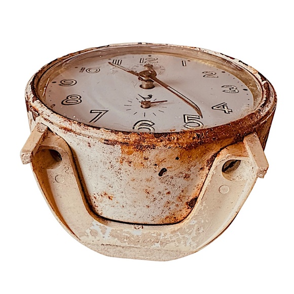 JAZ Vintage 1950s Desktop Clock 4” Analog Mechanical Alarm France - Picture 4 of 8